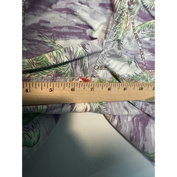 Polo Ralph Lauren Swim Trunks Mens XL Purple Hawaiian Beach Surf Palm Shorts - Picture 8 of 12